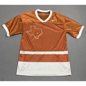Nike Team Texas Longhorns Mesh Football Jersey Shirt Orange Mens Small NCAA